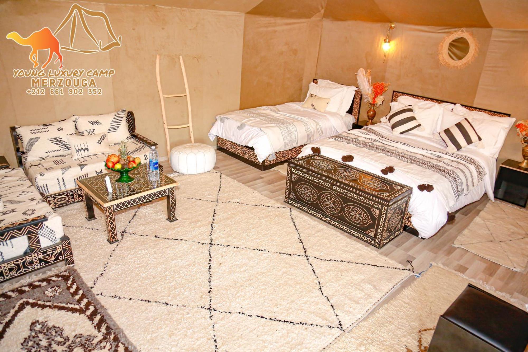 Young Luxury Camp Merzouga Exterior photo